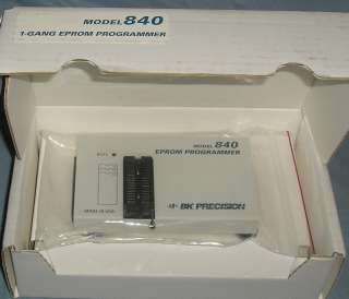 BK Precision New 1 Gang EPROM Programmer 840 + Box  