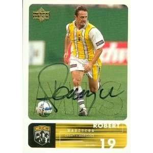  Robert Warzycha Autographed/Hand Signed Soccer trading 