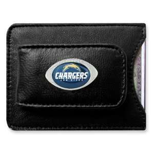  NFL Chargers Leather Money Clip Jewelry