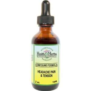  HEADACHE PAIN & TENSION 2 oz Tincture/Extract Health 