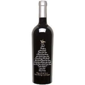 Warmest Wishes Christmas Tree   Personalized Etched Wine 