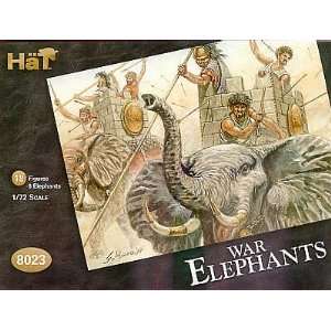    War Elephants (18 Figures/6 Elephants) 1 72 Hat Toys & Games
