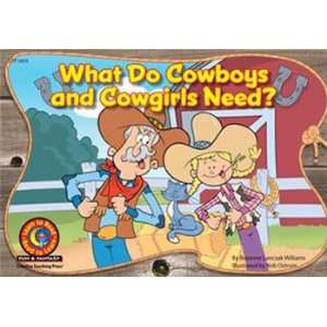 Creative Teaching Press Ctp5855 What Do Cowboys & Cowgirls Need Learn 