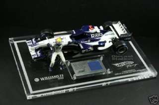 2005 BMW F1 WILLIAMS M WEBBER DRIVER 1/18 LIMITED LED  