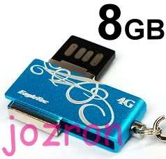 EagleTec T 8GB 8G USB Flash Pen Drive Disk Mini Blue  