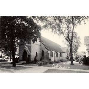   Postcard   St. James Church   West Dundee Illinois 
