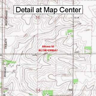   Topographic Quadrangle Map   Altona SE, Nebraska (Folded/Waterproof