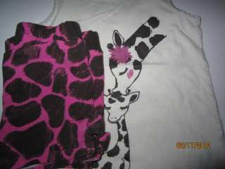 Crazy 8 Giraffe Short Set Size 4, in EUC worn twice. 