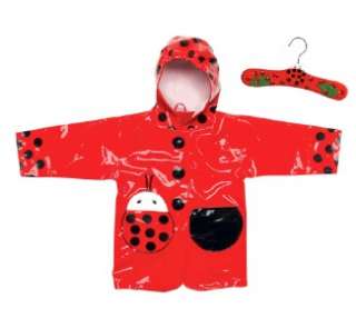 New Kidorable Lady Bug Rain Gear Girls Pick Your Size Coat, Boots and 