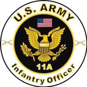  United States Army MOS 11A Infantry Officer Decal Sticker 