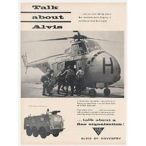   Navy Whirlwind Helicopter Alvis Leonides Print Ad