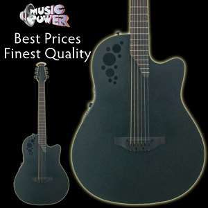 Ovation DS778TX 5 D Scale Acoustic Electric Guitar BK  