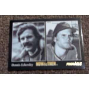  1993 Pinnacle Dennis Eckersley # 474 MLB Baseball Now and 