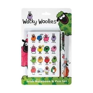  Dublin Gift Wacky Woollies Notebook And Pen 3 1/8X5.5 