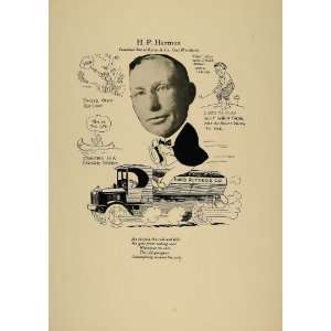  1923 Print H.P. Harmon David Rutter Coal Truck Chicago 