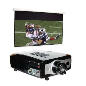   ps3, Xbox, DVD, Notebook + 43/100 Inch Electric Projector Screen