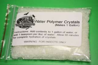 1oz Water Absorbing Polymer Crystals Gel Makes 1 Gallon  