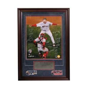  Autographed Red Sox 2007 Team Signed 16 by 20 inch Framed 