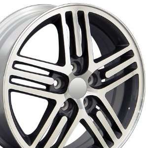 Eclipse Style Wheel with Machined Face Fits Mitsubishi   Gunmetal 17x6 