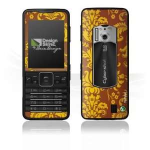  Design Skins for Sony Ericsson C901   Brown Ornaments 