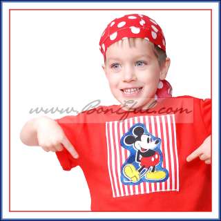 BOOAK Boutique Disney *MICKEY MOUSE Fabric Vacation NEW Resell Boy 