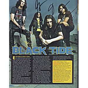 Black Tide Autographed Signed Mayhem Tour Program