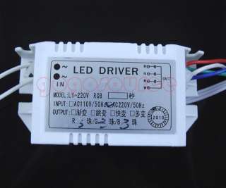10w RGB LED Light Driver AC110V 220V + remote control  