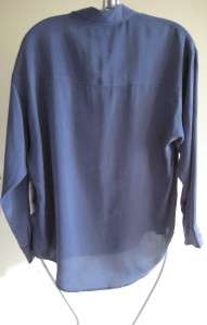 NWT Equipment Femme Adelaide Silk Blue Indigo Blouse Shirt Top $208 