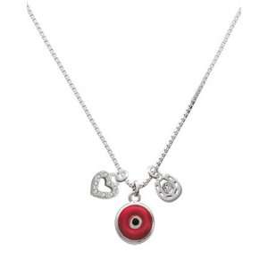  Red Evil Eye Good Luck, Love, and Luck Charm Necklace 