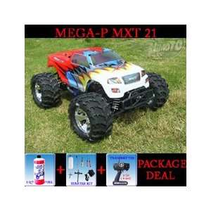   MXT 21 SH Truck 2.4GHZ 1/8 Nitro RC+Starter Kit+Fuel Toys & Games