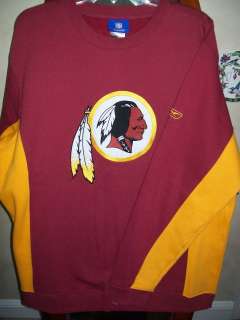 Washington Redskins Reebok NFL Large Logo Embroidered Sweatshirt 