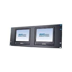  Weldex WDL 5050M2R 5 TFT LCD DUAL RACK MOUNT LCD MONITORS 