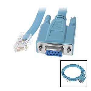   Plug to DB 9 Pin Female Ethernet Extension Cable 3 Meters Electronics