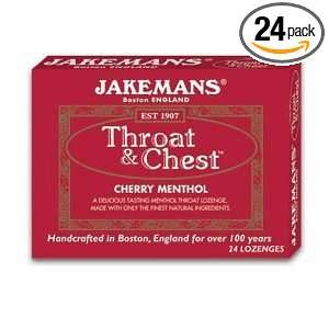  Throat & Chest Cherry   24 ct,(Jakemans) Health 