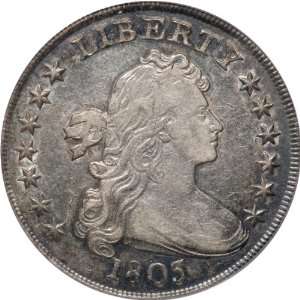  1803 $1 Small 3 PCGS VF35 CAC Draped Bust Silver Dollar 