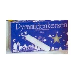  50 White 14mm diameter German Christmas Pyramid Candles 