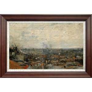   Van Gogh View Paris From Montmartre   