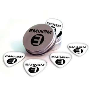  Eminem Logo Electric Guitar Picks X 5 (2 Sided Print) in 
