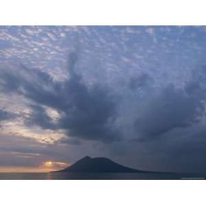  Krakatoa Island at Sunset, Krakatan was the Original Name 