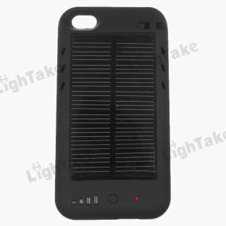 2400mAh Mini USB Solar Battery Charger Case fr iPhone 4  
