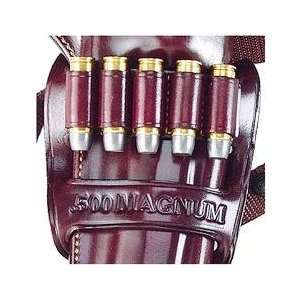 Ammo Bandolier, For Kodiak Holster System, .500 Magnum, Leather 