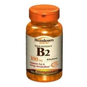 Sundown Vitamin B 2 Riboflavin 100 Mg Tablets 100