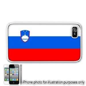  Slovenia Slovenian Flag Apple Iphone 4 4s Case Cover White 