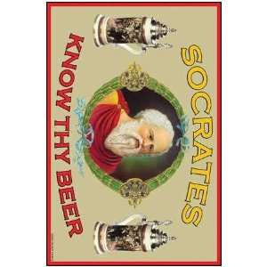  Know Thy Beer   Socrates Wilbur Pierce. 20.00 inches by 