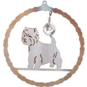  Westie Plant Pick Suncatcher 