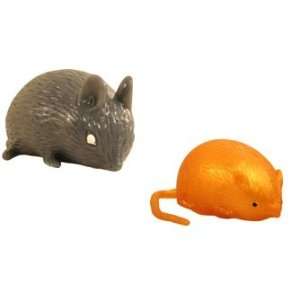  Splat Ball Novelty Squishy Toy Pack of 2 Rats (1 Black 
