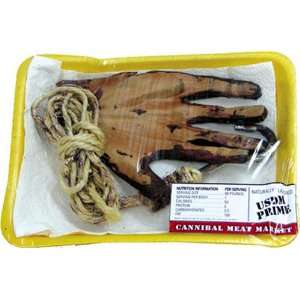    Bloody Gory Halloween Meat Market Peeled Hand Prop