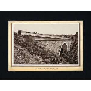  1897 Cabin John Bridge Aqueduct Maryland Washington DC 
