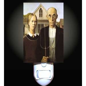 American Gothic by Wood Decorative Night Light