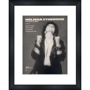  MELISSA ETHERIDGE Debut Album   Custom Framed Original Ad 